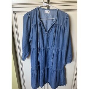 Heroes & Dreamers Women Jean Dress ‎ Soft Cotton Casual Dress S